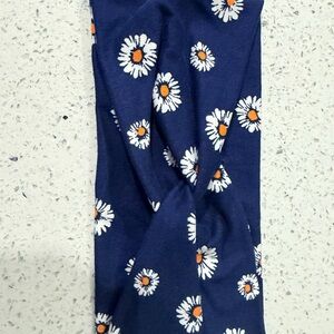 Floral Navy Hairband